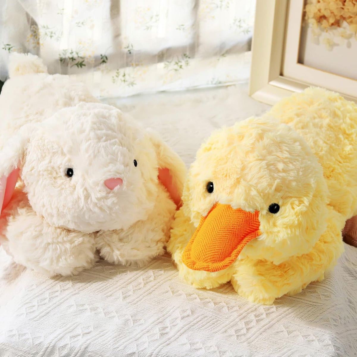 IFX24 Peluche de pato suave con peso de 20.5 pulgadas, 2 libras, ju...