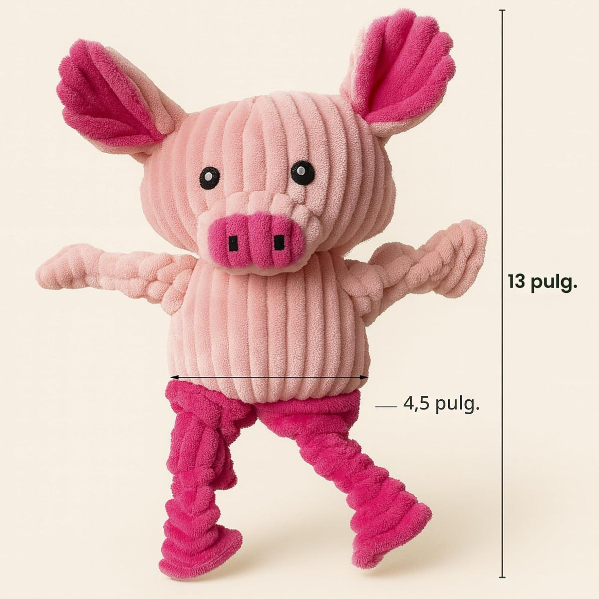 Jalousie Paquete surtido de juguetes de peluche para cachorros y ma...