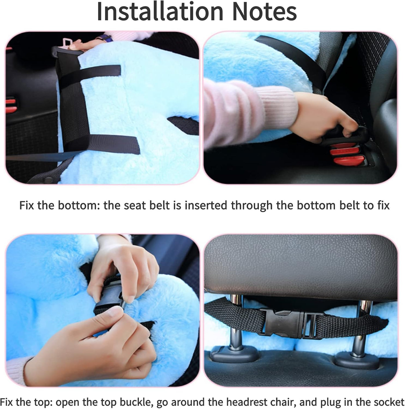 FHSGGP Almohada de viaje, almohada para dormir en el auto, almohada...