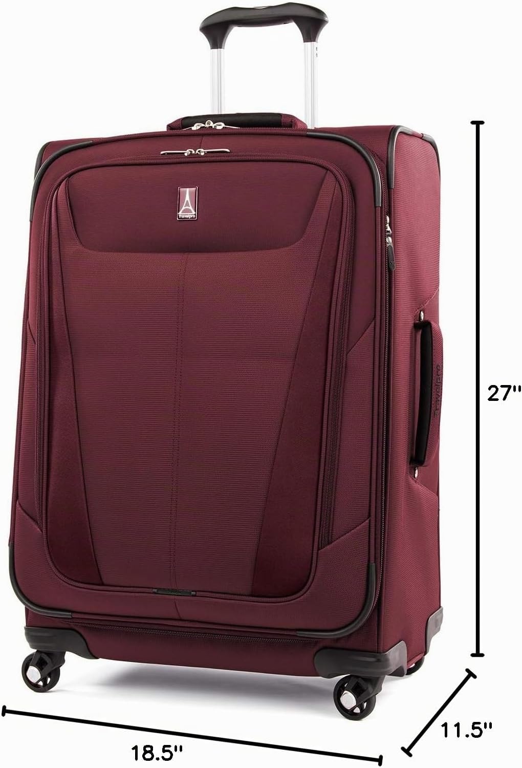 Travelpro Maxlite 5 | Girador de mano extensible de 21", Borgoñ...