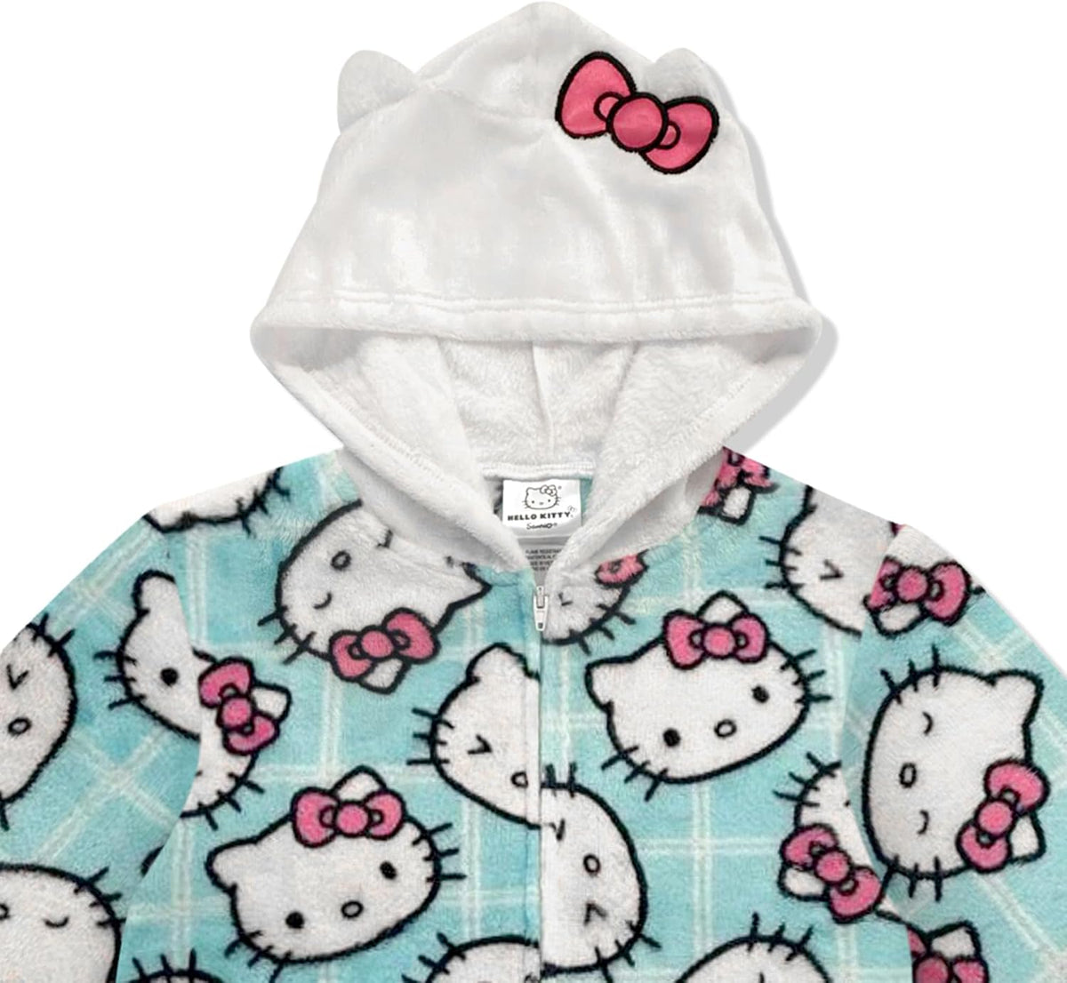 Hello Kitty Bata de baño de forro polar para niñas - Bata de baño c...