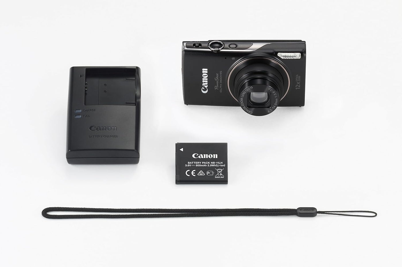 Canon PowerShot ELPH 360 Cámara digital con zoom óptico 12x y estab...