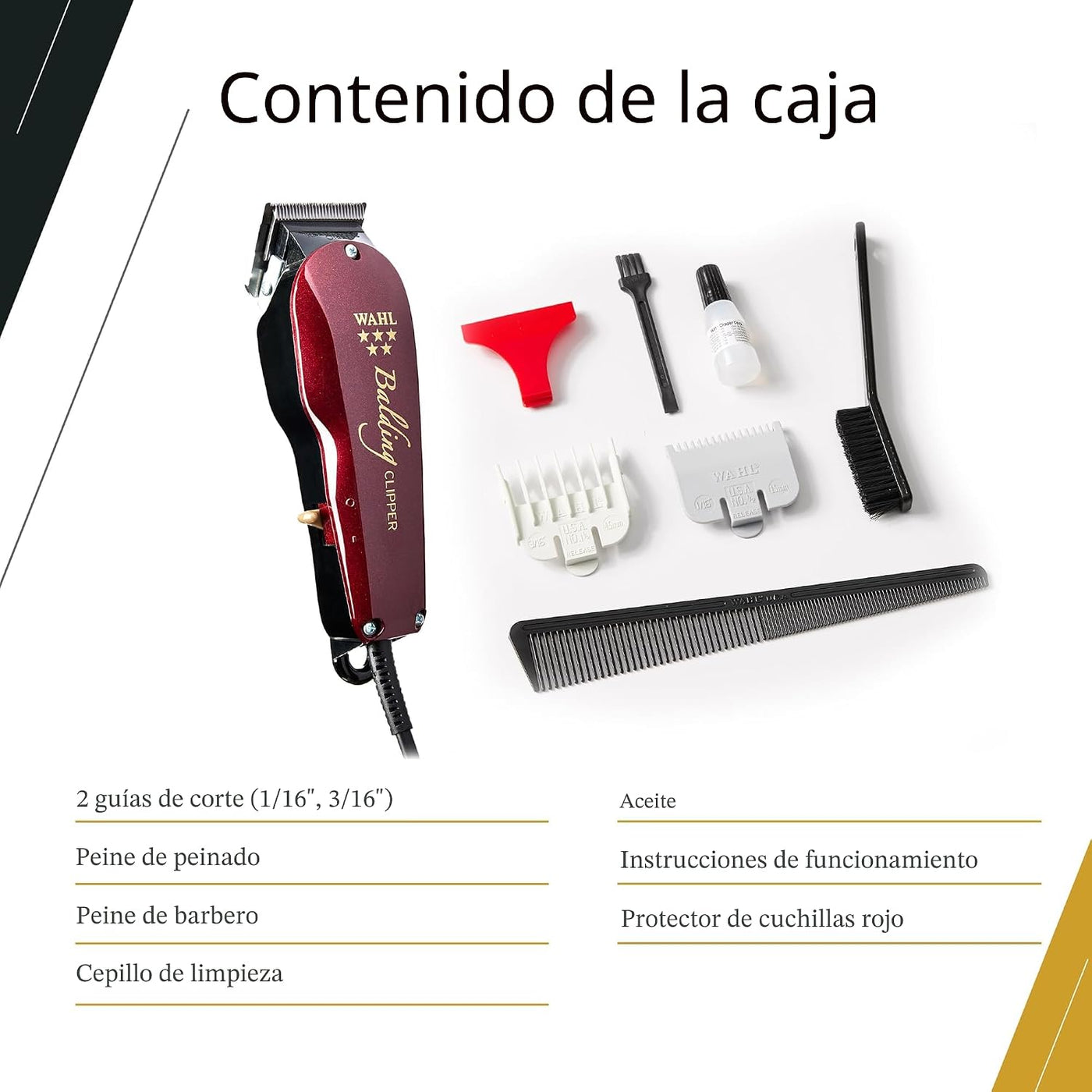 Cortadora Wahl Professional (8110) de 5 estrellas, excelente para b...