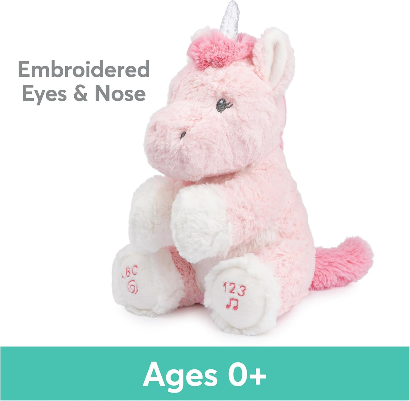 GUND Baby Alora The Unicorn - Juguete sensorial animado de peluche,...