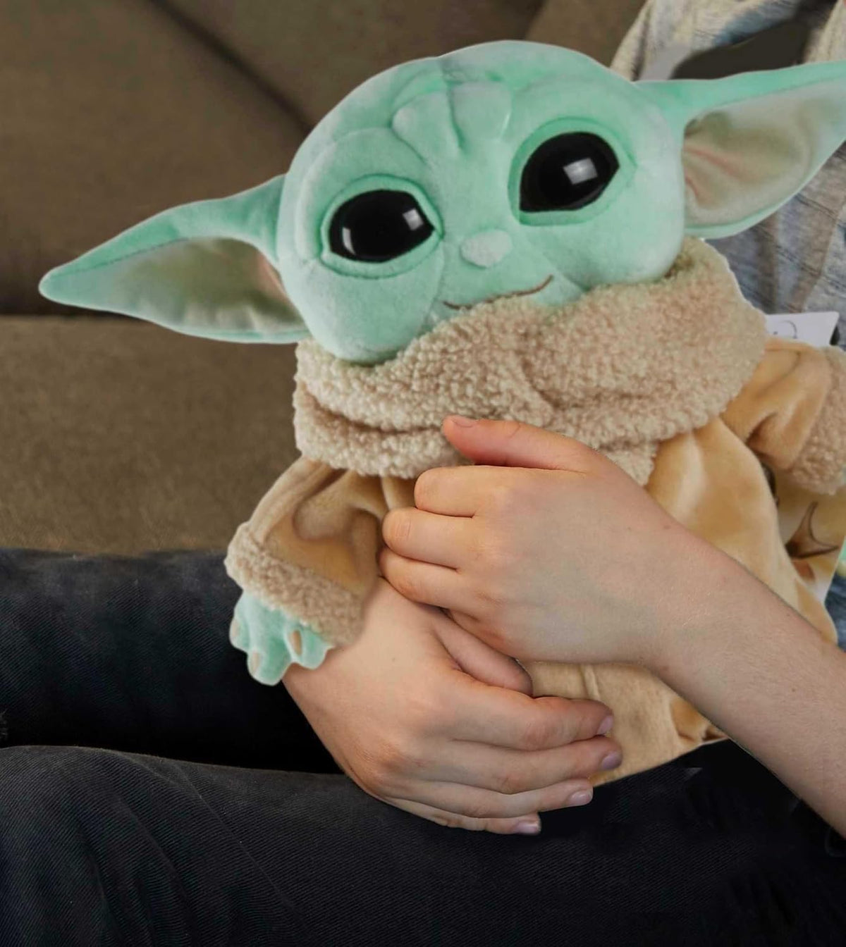 Mattel Star Wars Grogu - Juguete de peluche, figura de personaje de...