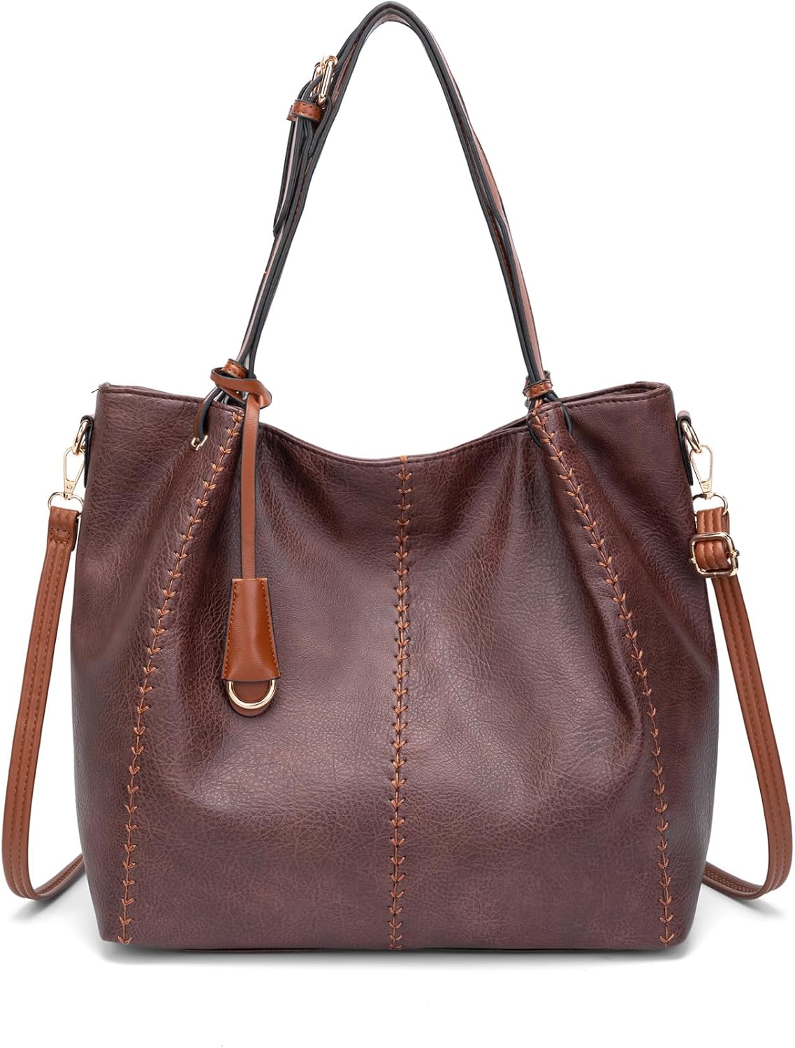 myfriday Bolso de hombro estilo hobo vintage para mujer, bolso de m...