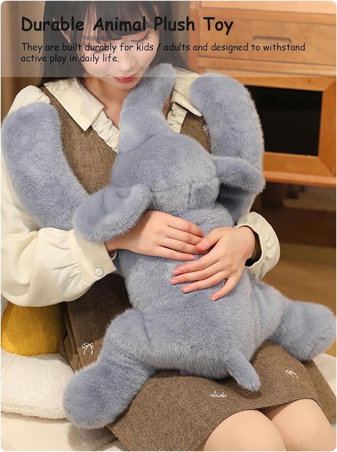 FIAEUGZKM Almohada de Felpa Panda con Peso de 23,6", Juguete de Pel...