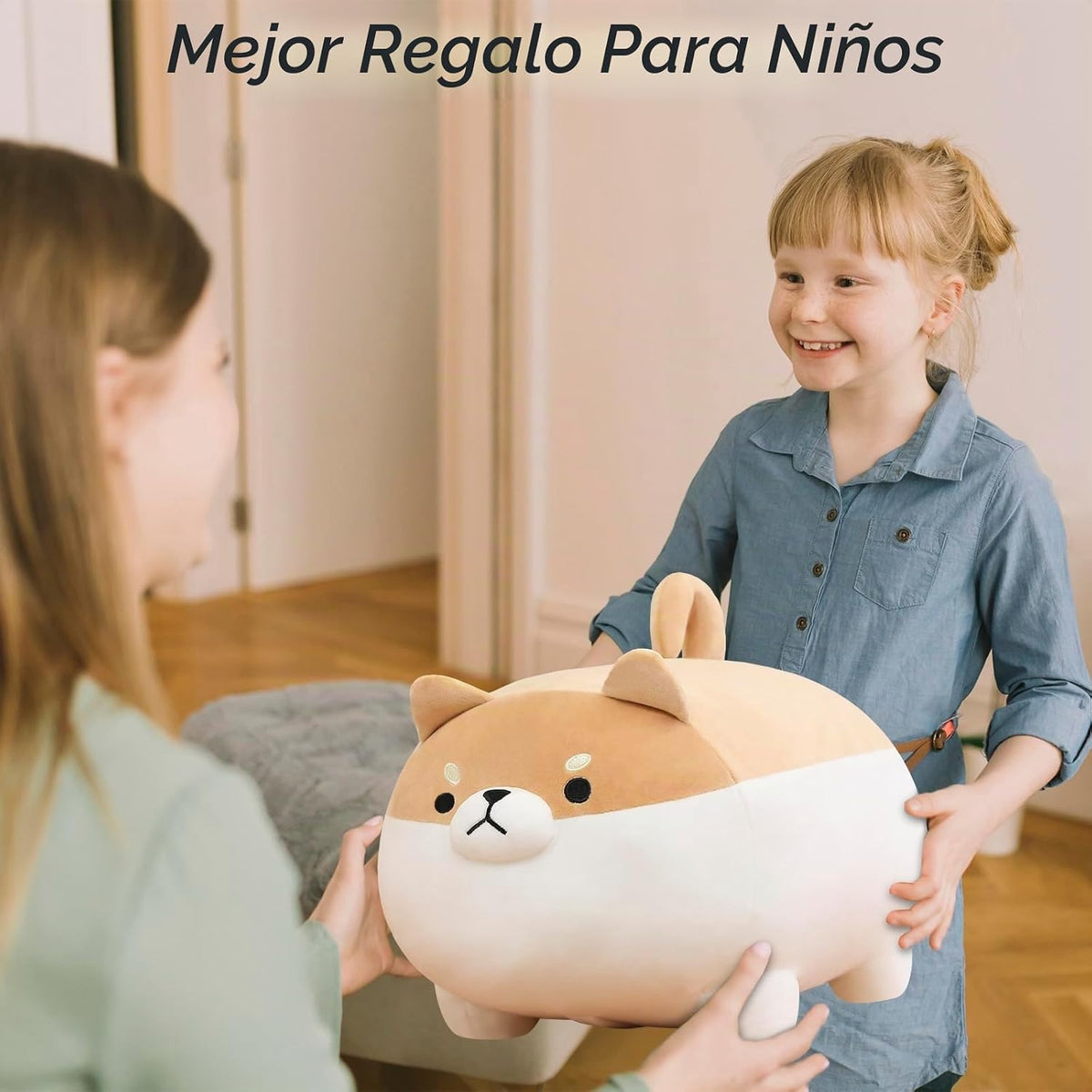 SQEQE Juguete de peluche Shiba Inu con 4 peluches de Shiba Inu en s...