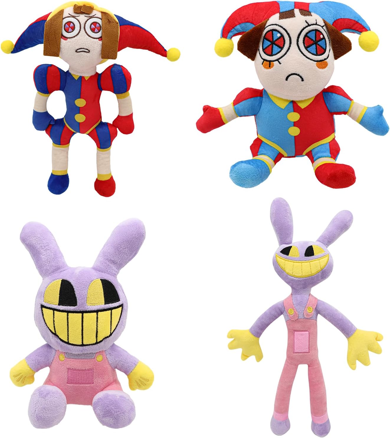 SAJISP El Asombroso Circo Digital de Peluche, 4 piezas de juguetes...