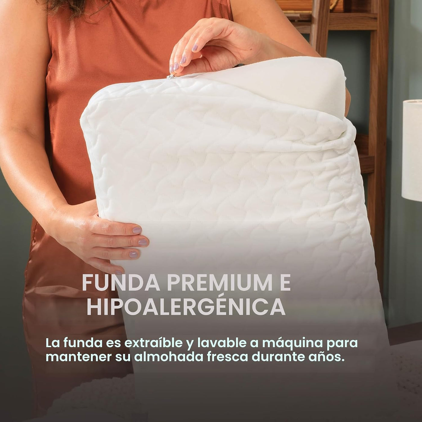 Tempur-Pedic TEMPUR-Cloud Almohada para dormir, estándar, color blanco