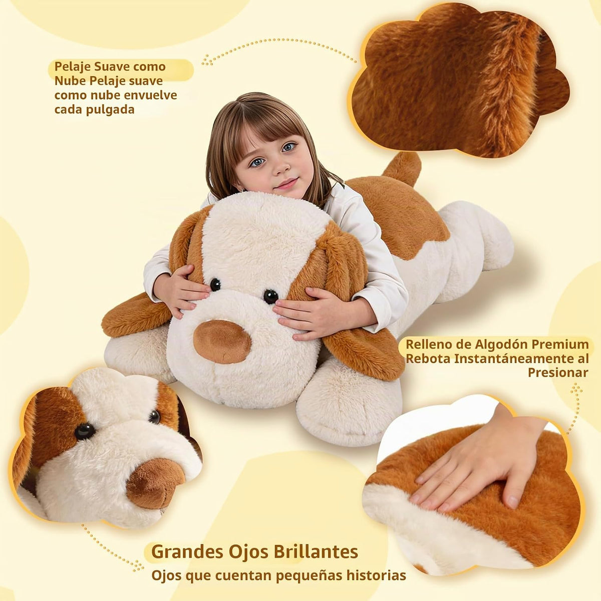 HAIJUNYA Animales de peluche con peso de 32 pulgadas y 5 libras par...