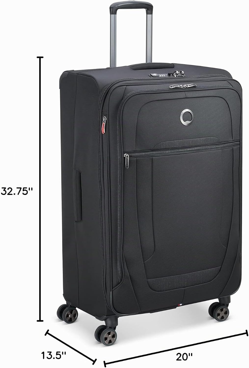 DELSEY PARIS Helium DLX Softside - Maleta expandible con ruedas gir...