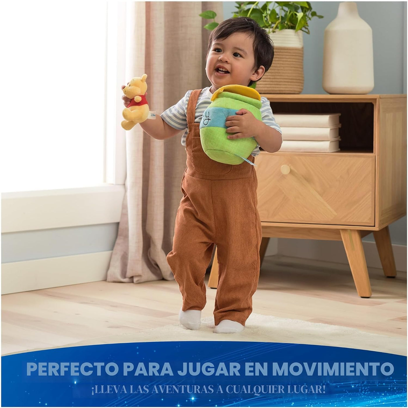 GUND Disney Winnie the Pooh - Juego de 4 piezas de juguetes sensori...