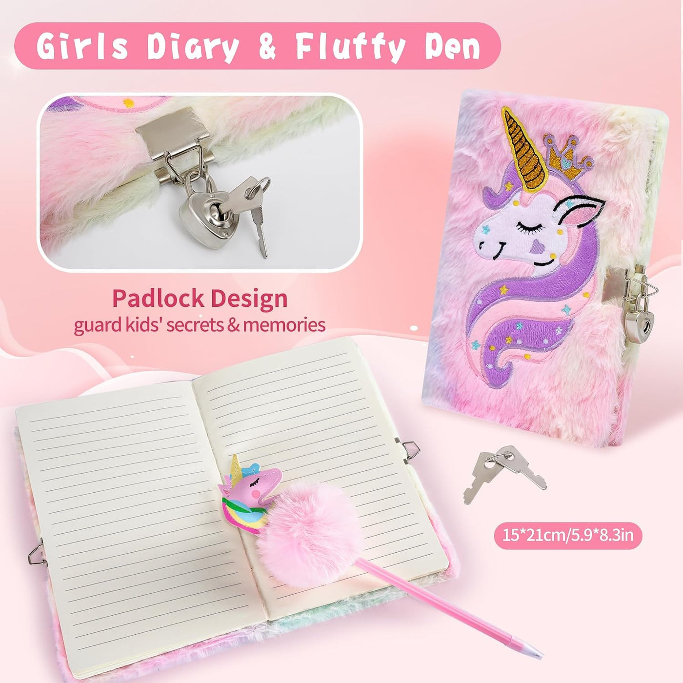 Cherry Tale Regalos de Unicornio para Niñas de 6-8 Años, Set de Jug...