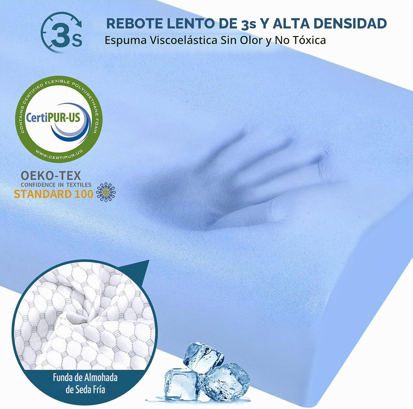 Almohada Cervical para el Cuello para Alivio del Dolor - Almohadas...