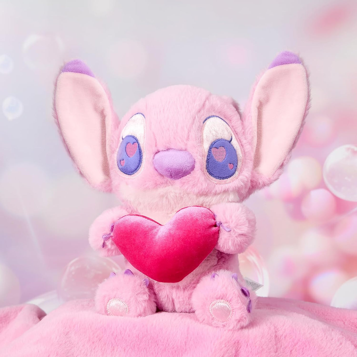 MINISO Disney - Peluche de punto de ángel de 10 pulgadas, suave, ab...