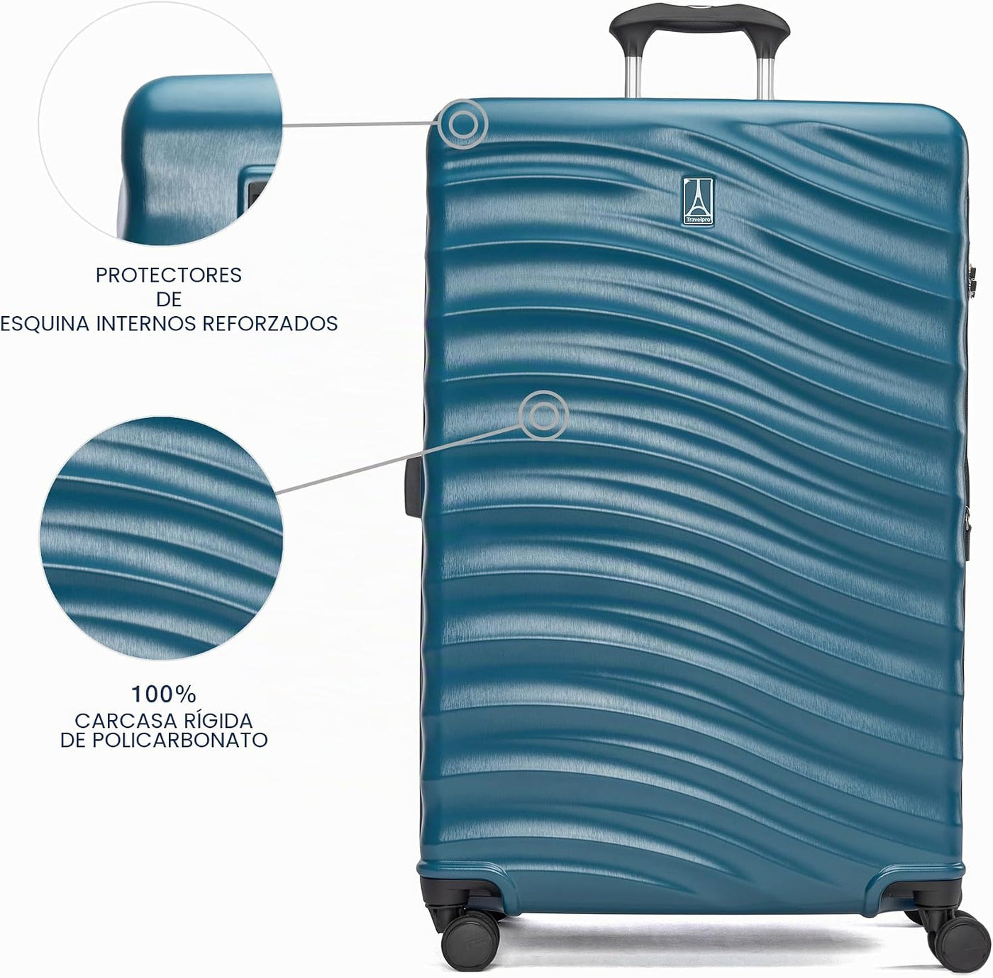 Travelpro Maxlite Air V2 Equipaje rígido expandible, Verde azulado...