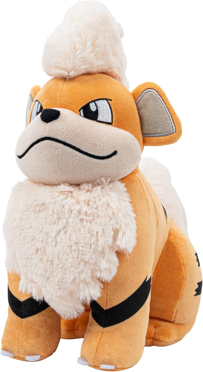 Peluche de Pokémon Growlithe - Peluche suave de 12 pulgadas con det...