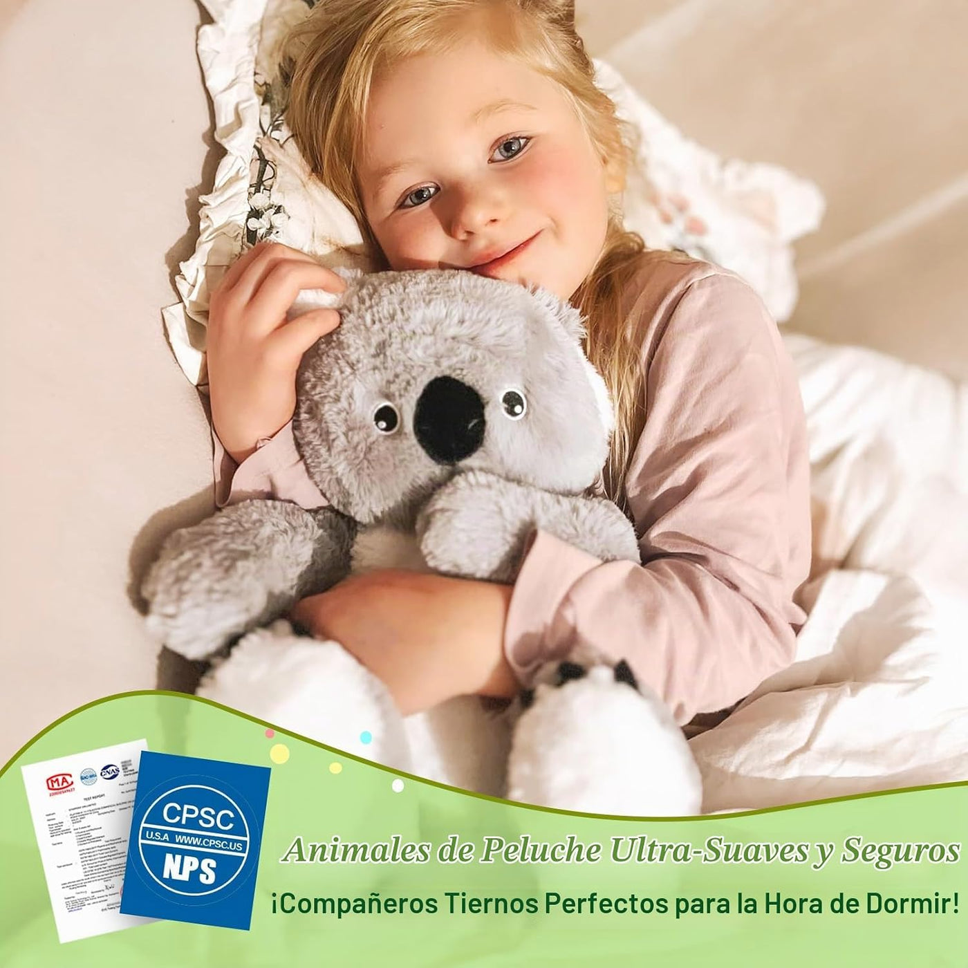 OUOZZZ Koala - Animal de peluche con bebés en el interior, juguete...