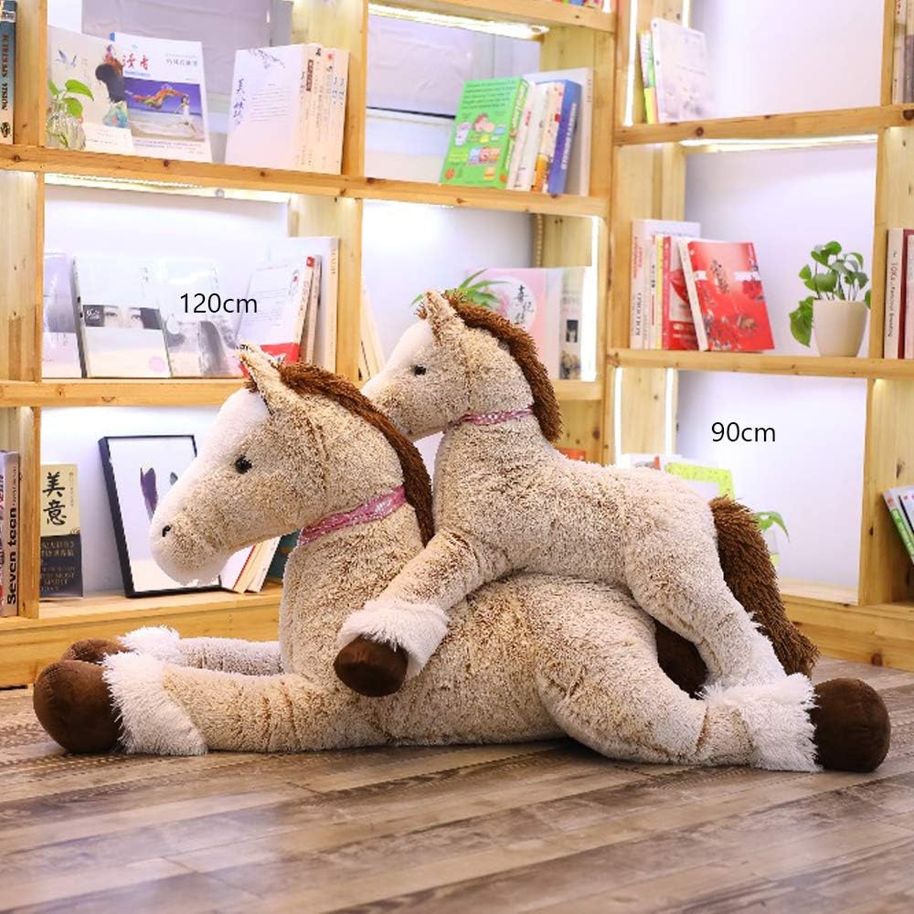 sofipal Juguete de peluche de caballo grande, muñeco de peluche gig...
