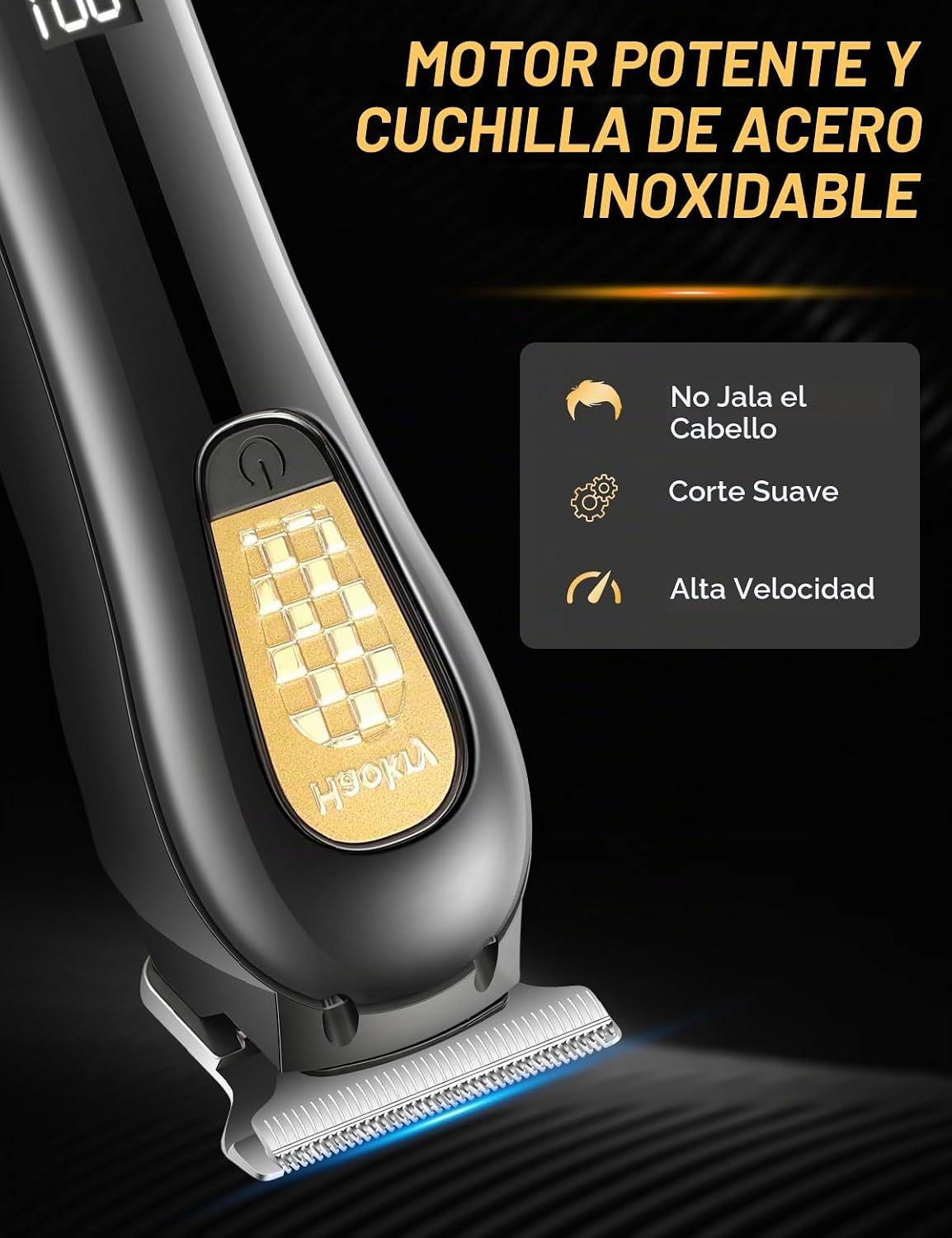 Haokry Cortadora de pelo y recortadora para hombres, juego de corta...