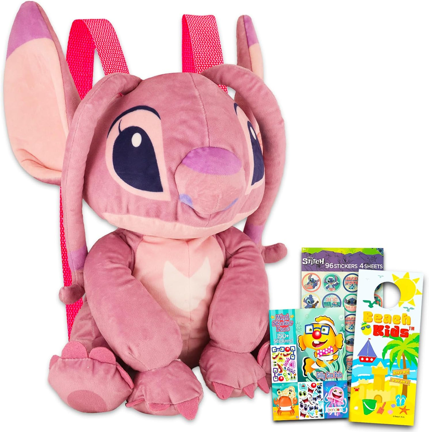 Disney Lilo & Stitch Angel - Juego de mochila de felpa de ángel...