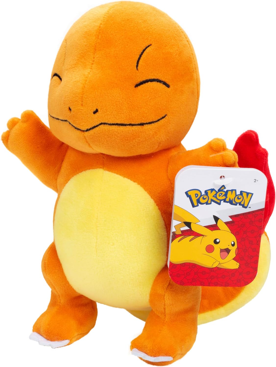 Pokémon Charmander Peluche de 8 pulgadas, con licencia oficial, ini...