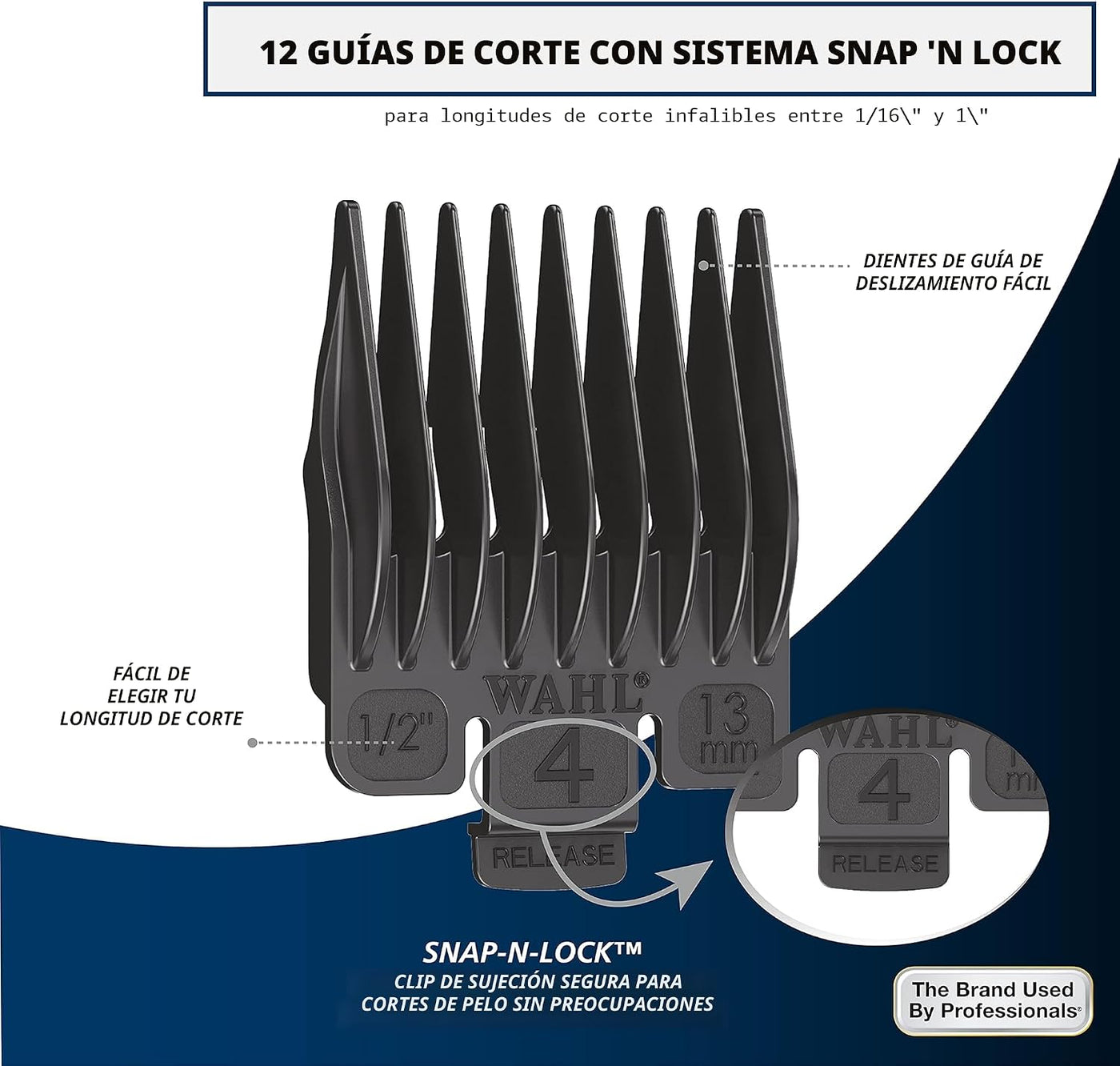 Wahl Cortapelos inalámbricos recargables de iones de litio para hom...