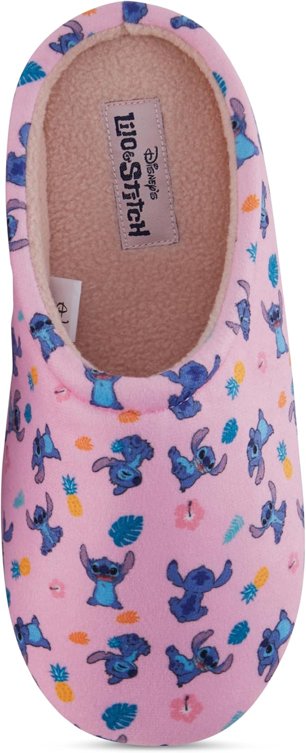 Disney Pantuflas Lilo y Stitch para mujer, clásicas Lilo y Stitch,...