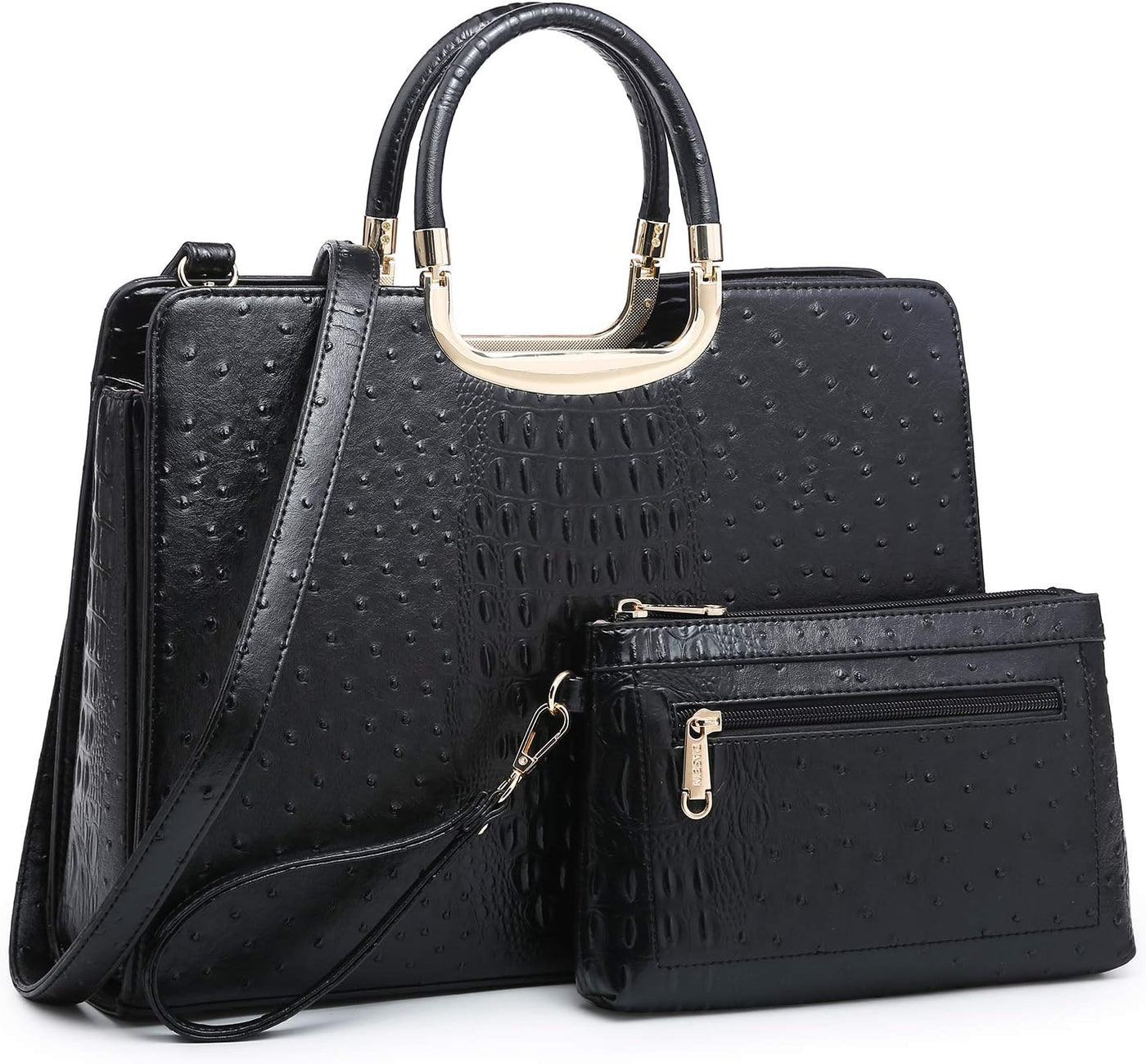 Bolso de mano para mujer con asa superior, bolso de hombro, bolso t...