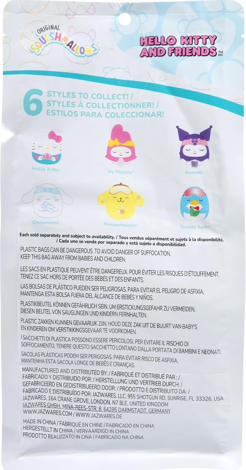 Squishmallows Escuadrón misterioso del día de spa perfumado origina...