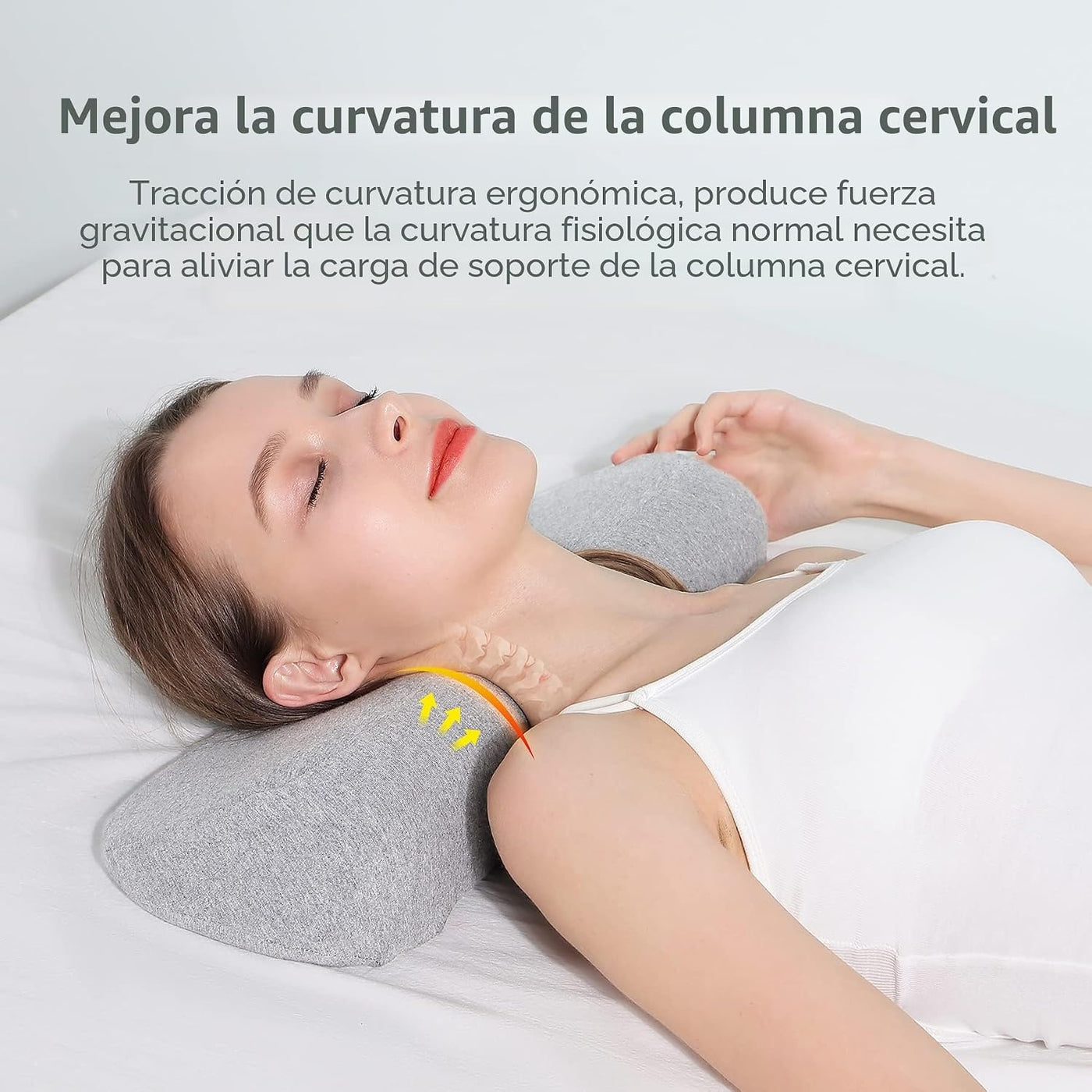 Almohadas Cervicales para el Alivio del Dolor al Dormir, Almohada d...