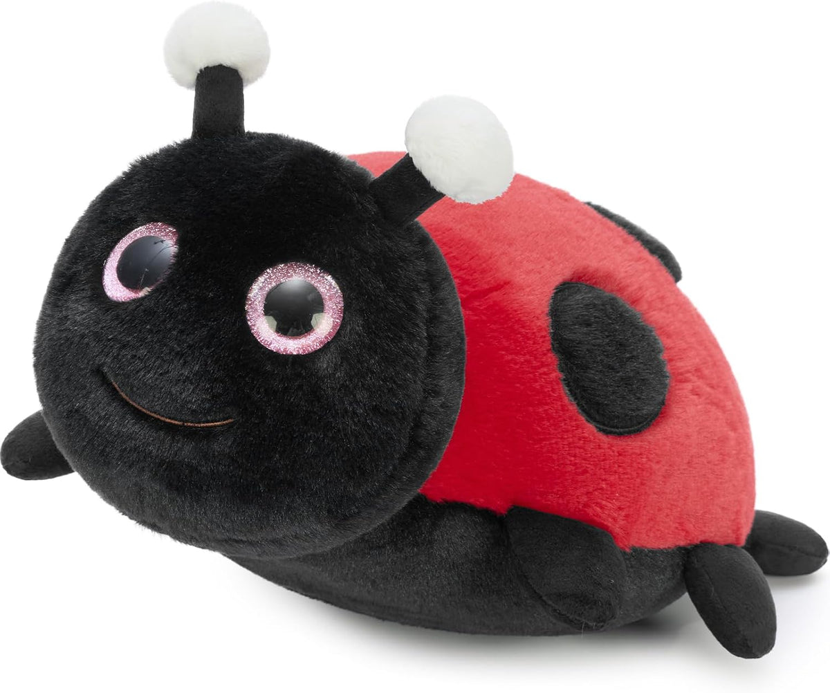 MaoGoLan Almohada de felpa de mariquita de 16 pulgadas con antenas...