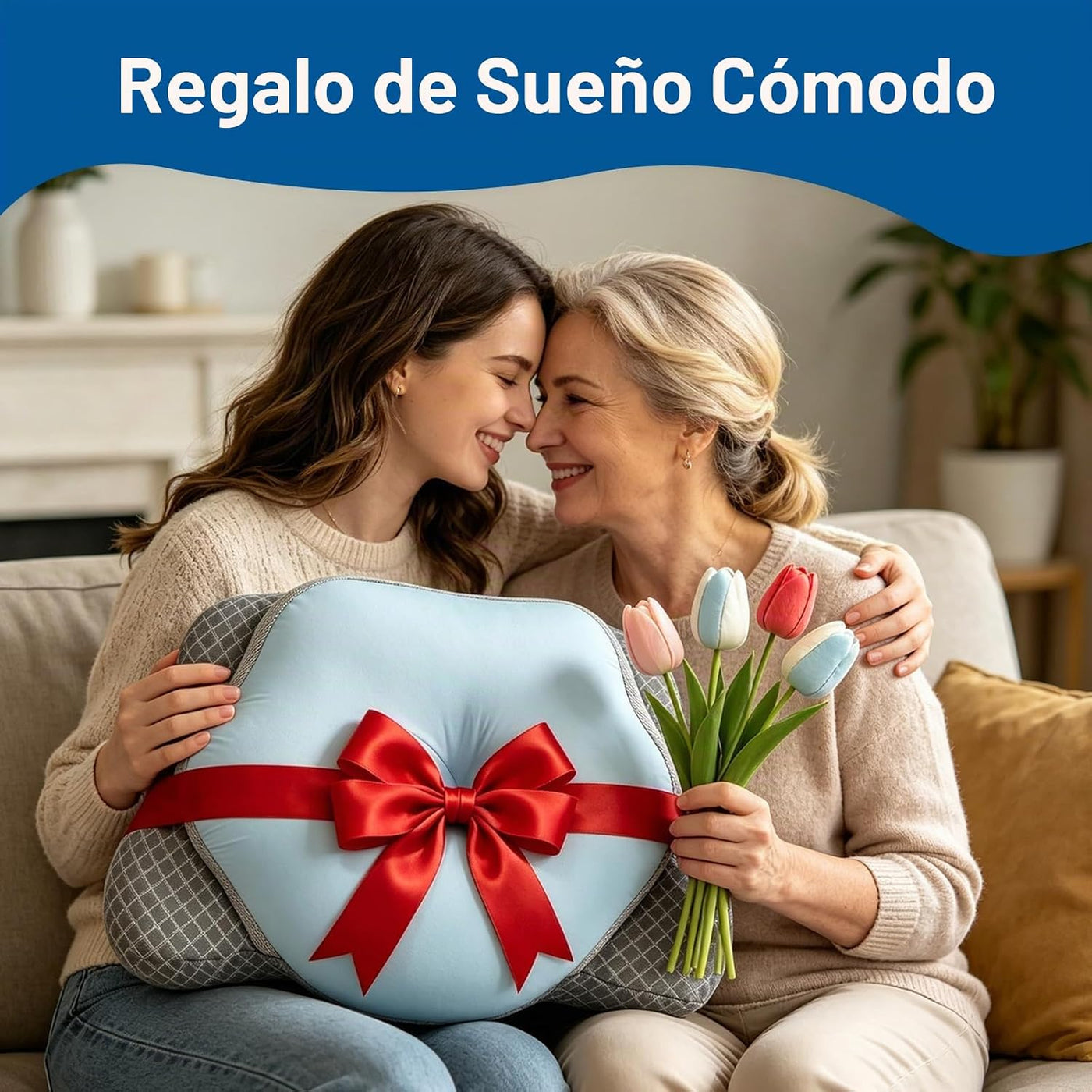 WXLPWXLP Almohada ergonómica de mariposa para el cuello, almohada d...