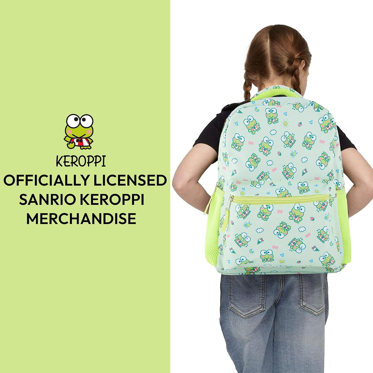 Hello Kitty Allover Mochila escolar - Kitty, My Melody, Kuromi, Ker...