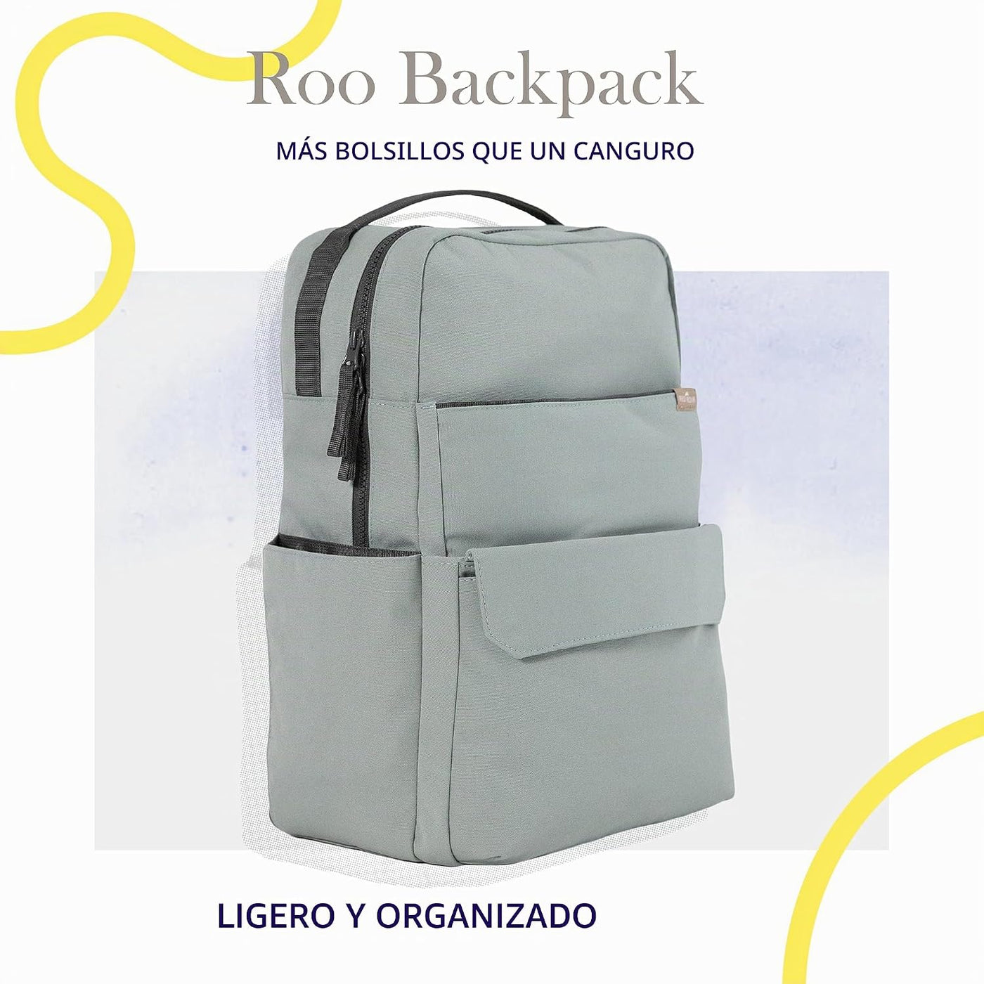 RED ROVR Roo - Mochila para pañales \u2013 1.1 libras, ligera, resi...
