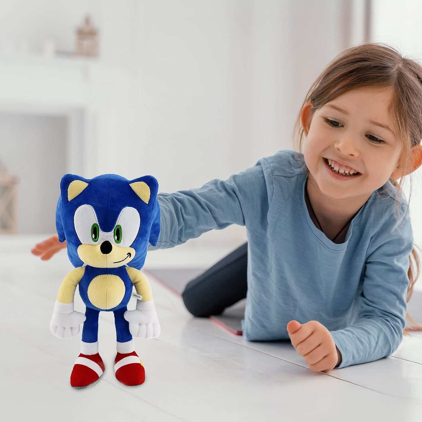 Adenzai Figuras de peluche de animales de peluche (azul)