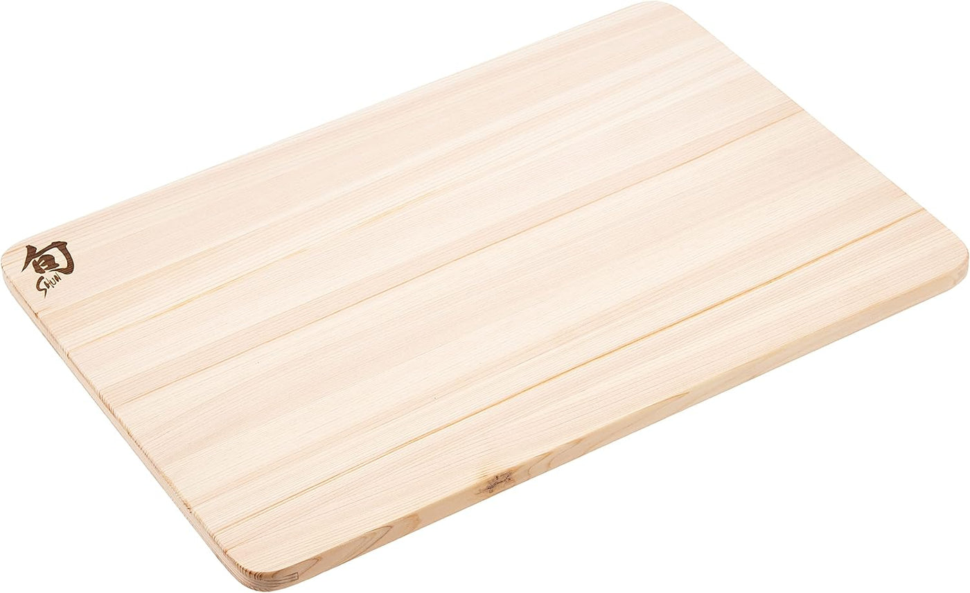 Shun Cubiertos Hinoki - Tabla de cortar mediana | Tabla de cortar j...