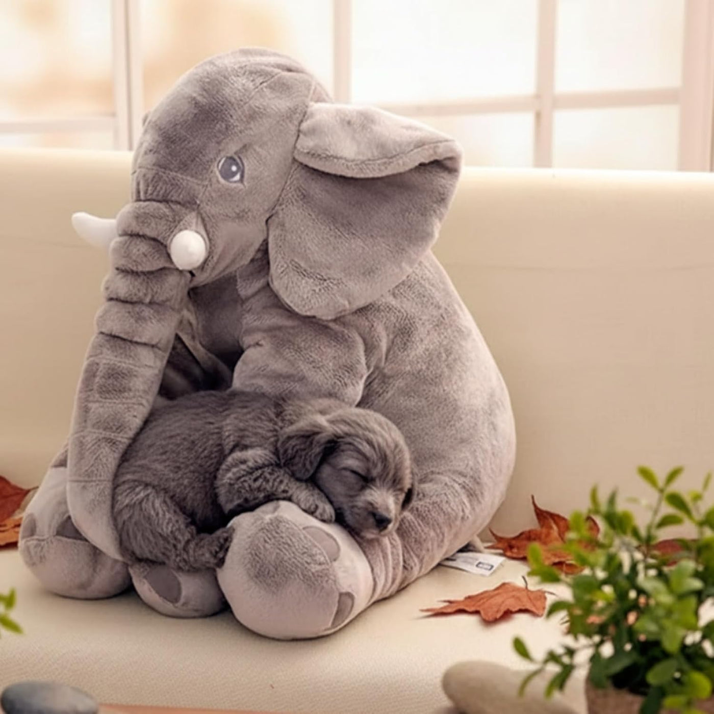 Ryttir Elefante de Peluche Grande de 24 Pulgadas, Suave, Elefante d...