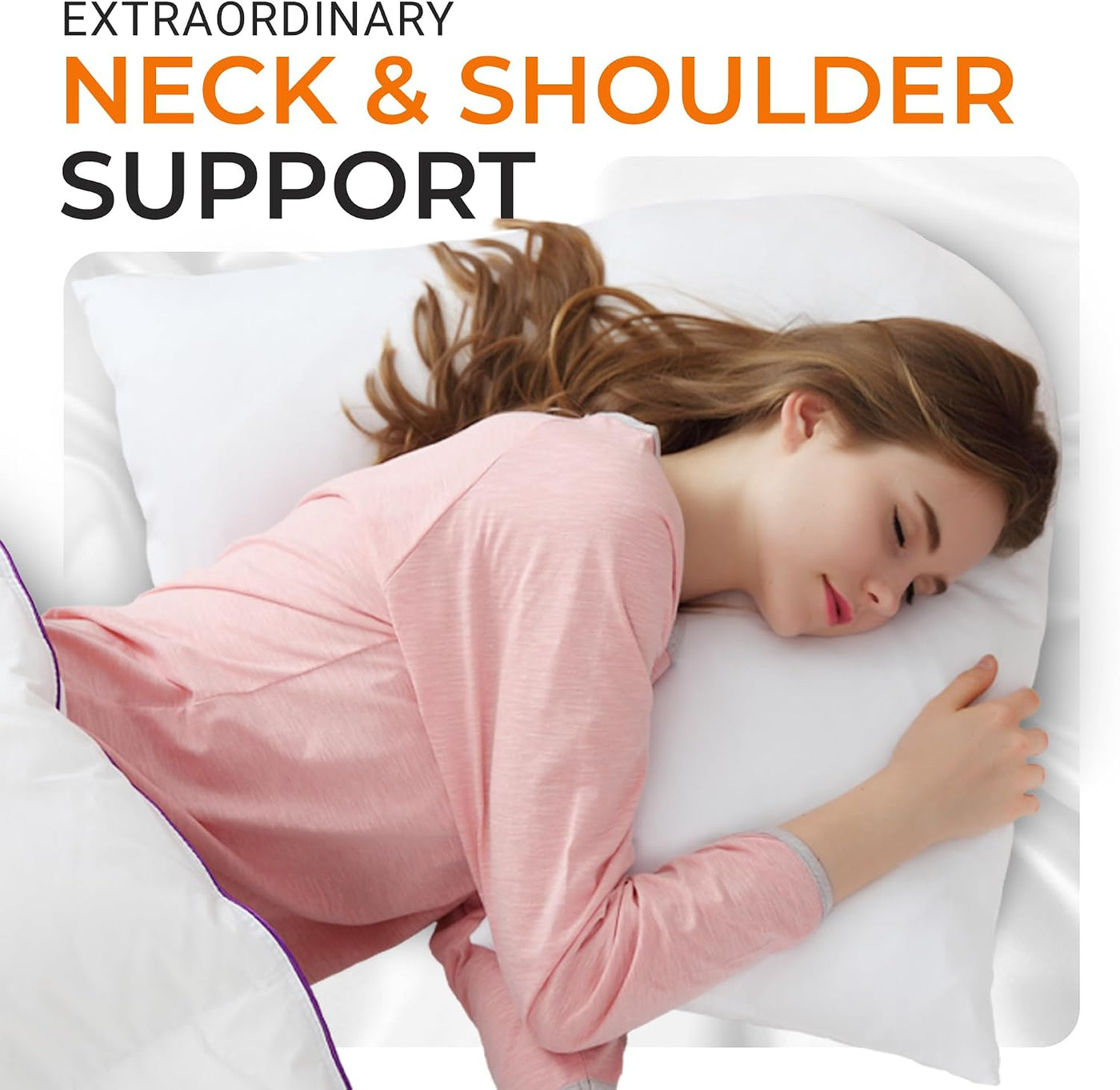 Cheer Collection - Almohada sobredimensionada en forma de V, almoha...