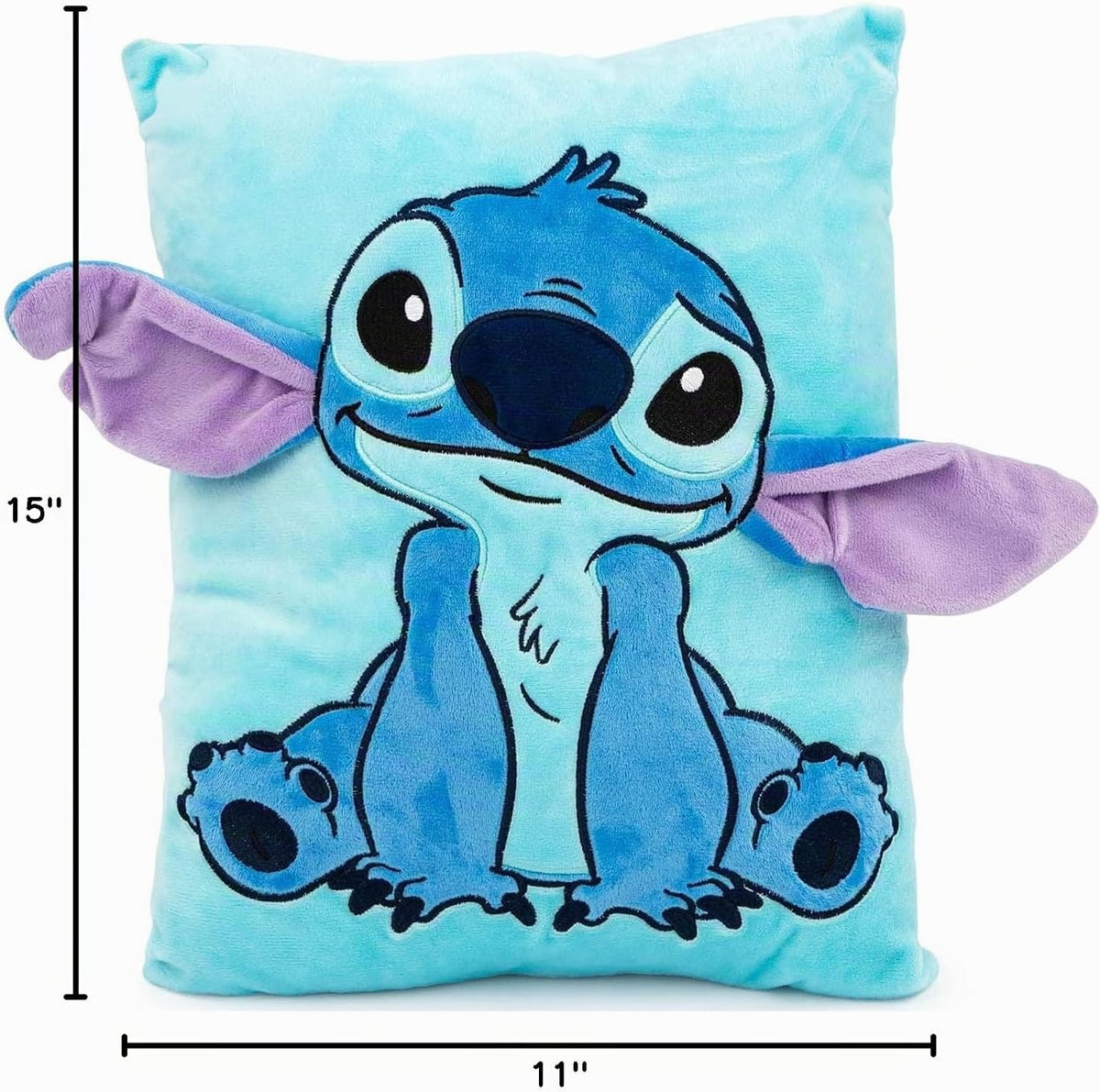 Jay Franco Disney Lilo & Stitch - Almohada de acurrucarse 3D, s...