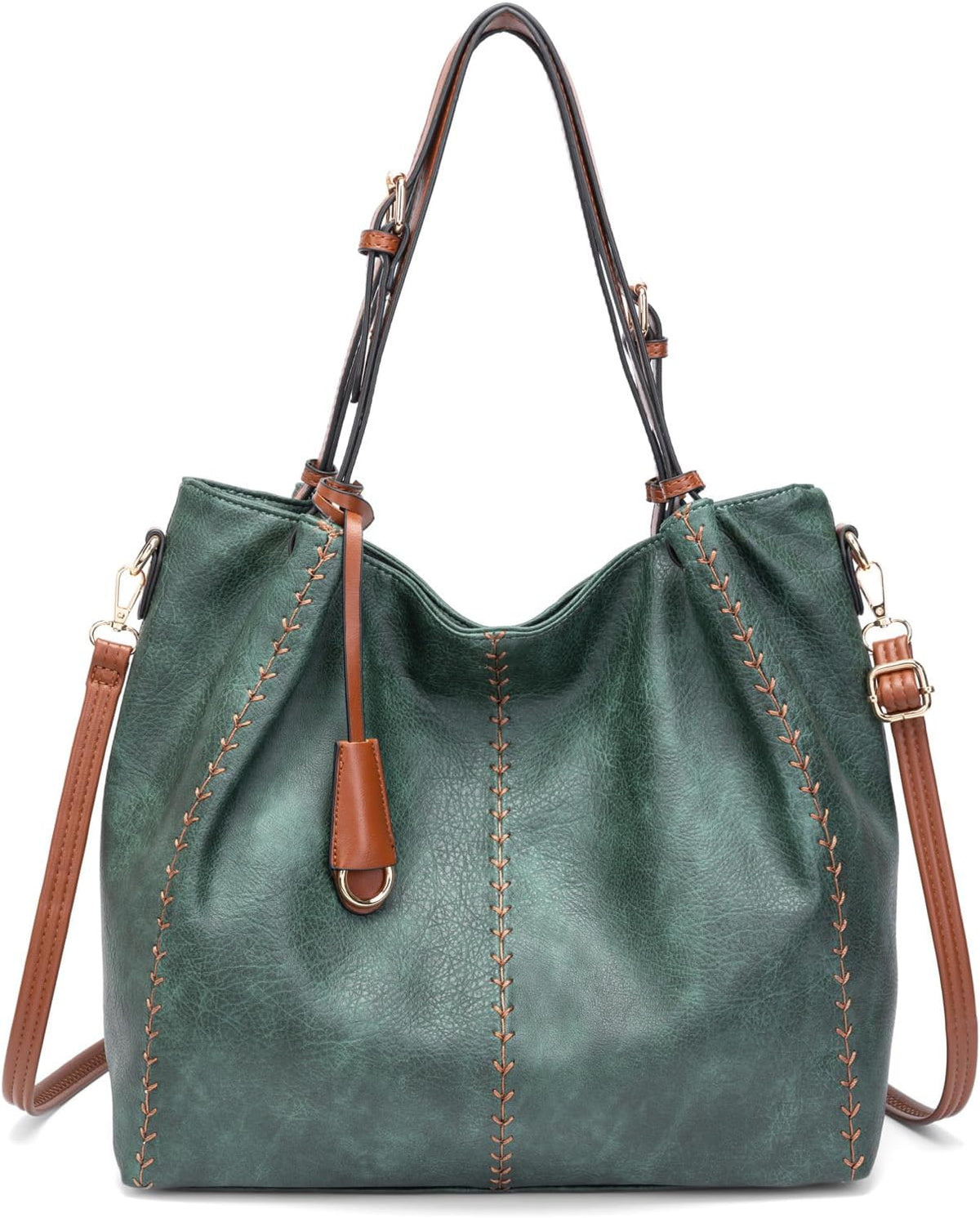 myfriday Bolso de hombro estilo hobo vintage para mujer, bolso de m...