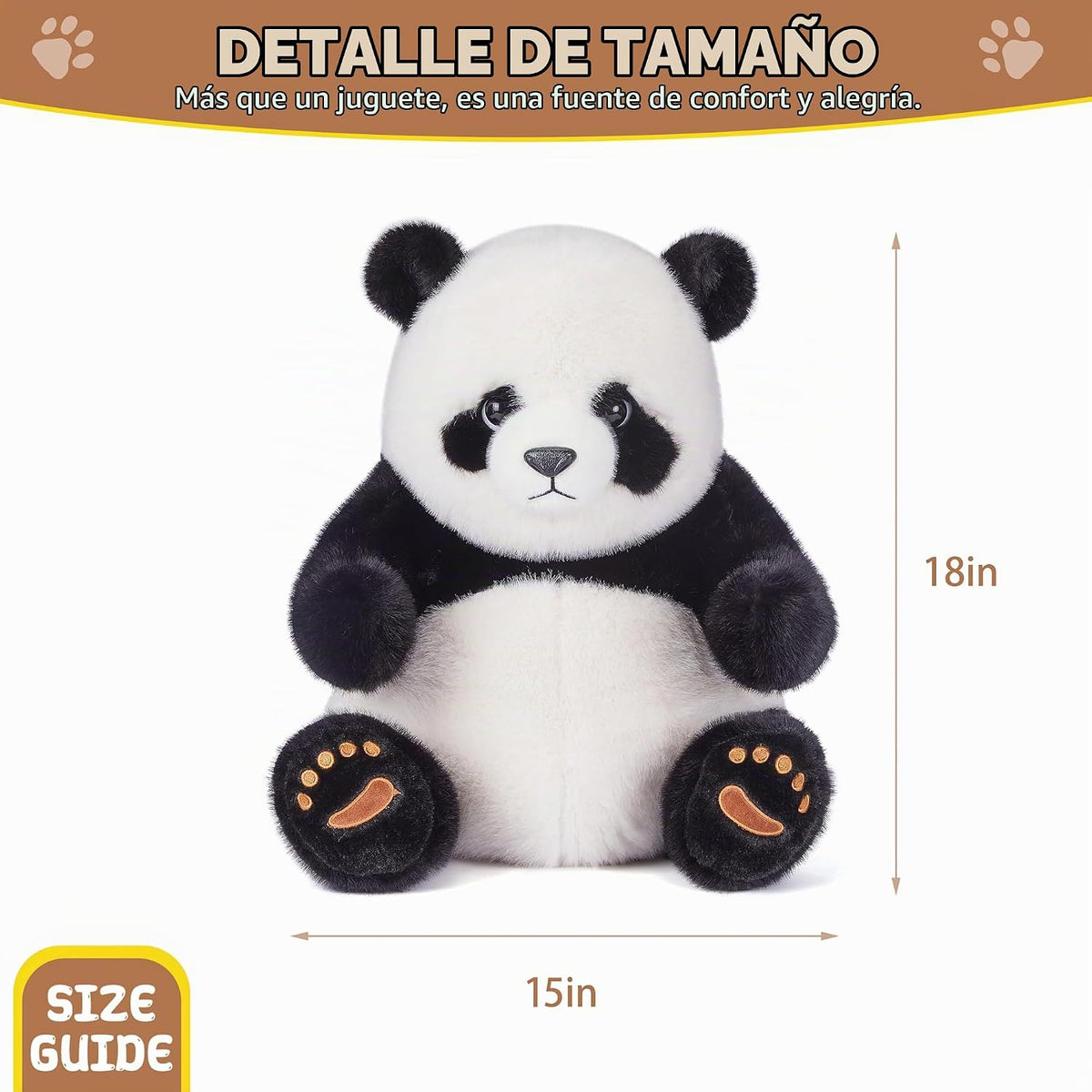Riverwar Big Panda Animal de Peluche Juguete de Felpa, 18" Tama...