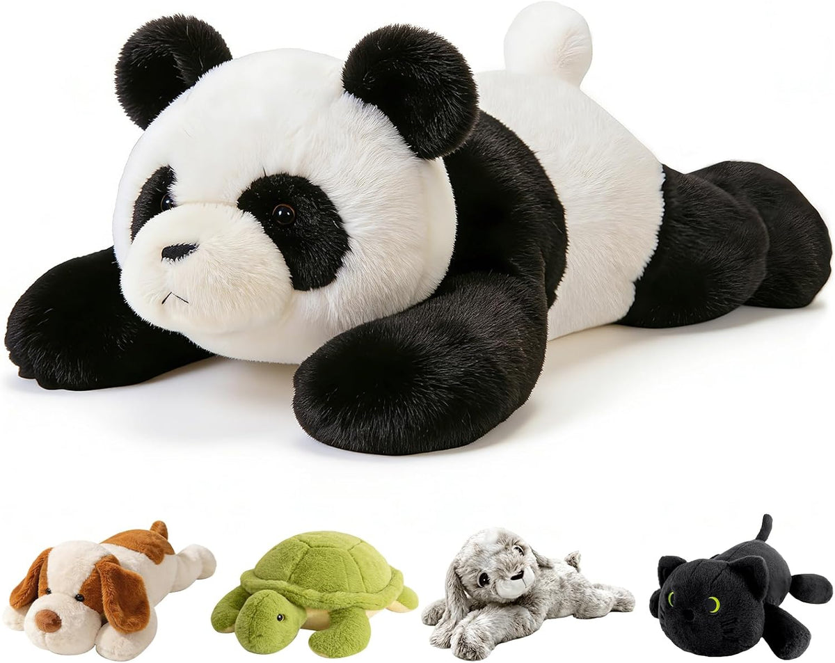 HAIJUNYA Animales con peso de panda de 32 pulgadas, 5 libras, jugue...