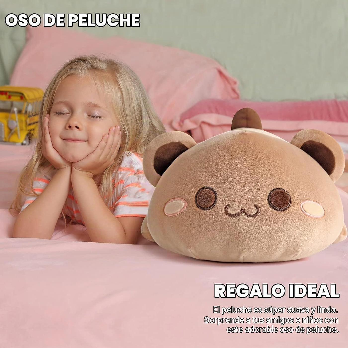 Onsoyours Lindo oso de peluche de oso suave almohada de felpa de an...