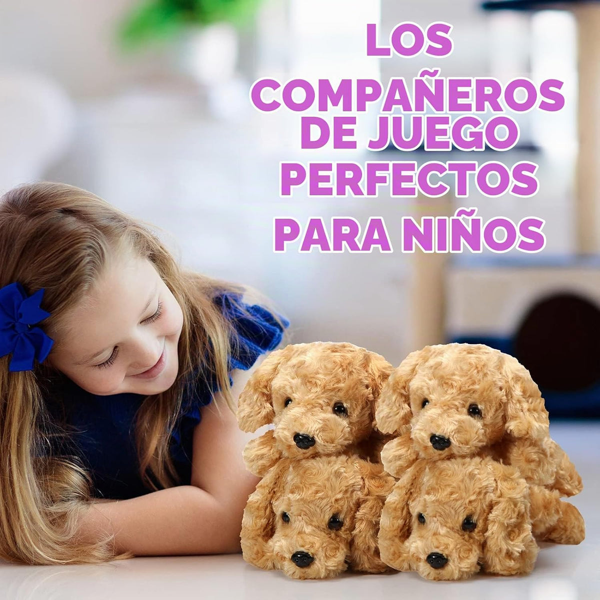 Harrycle 6 piezas 20 cm de animal de peluche de perro de peluche de...