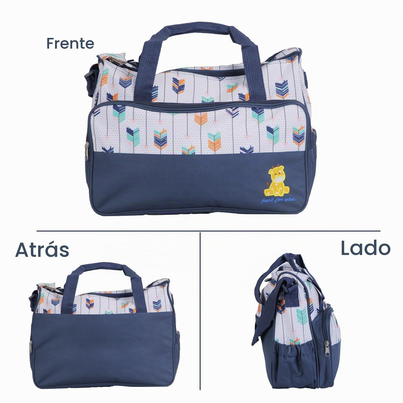 Moclever Juego de 5 bolsas de pañales para bebé, bolsas de bebé par...