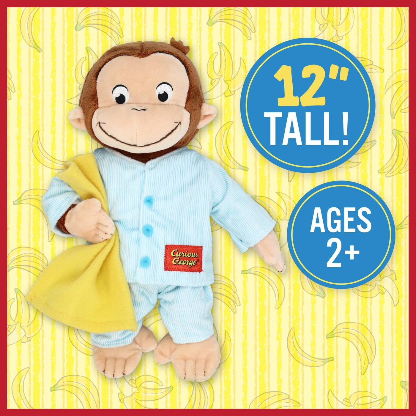 Kids Preferred Curious George in Pajamas - Juguetes de peluche de m...