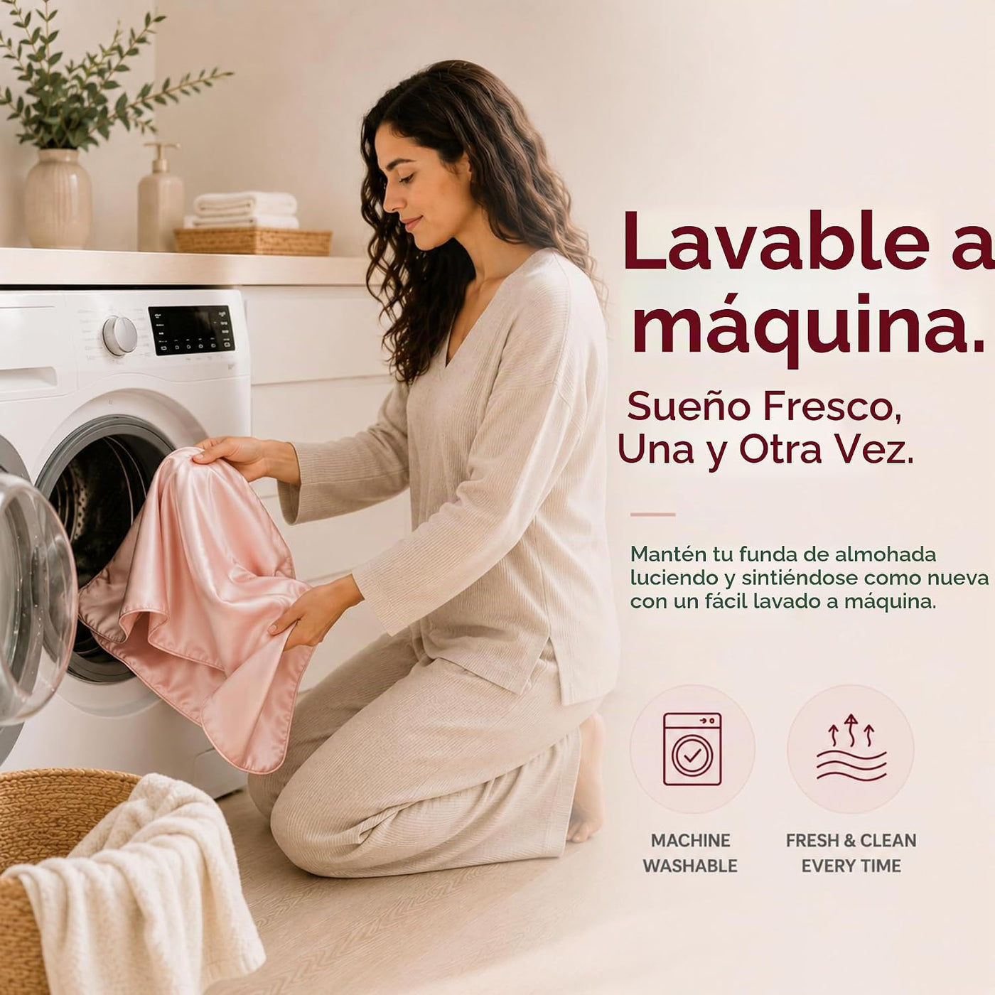Derila Ergo - Funda de almohada de mezcla prémium con funda de almo...