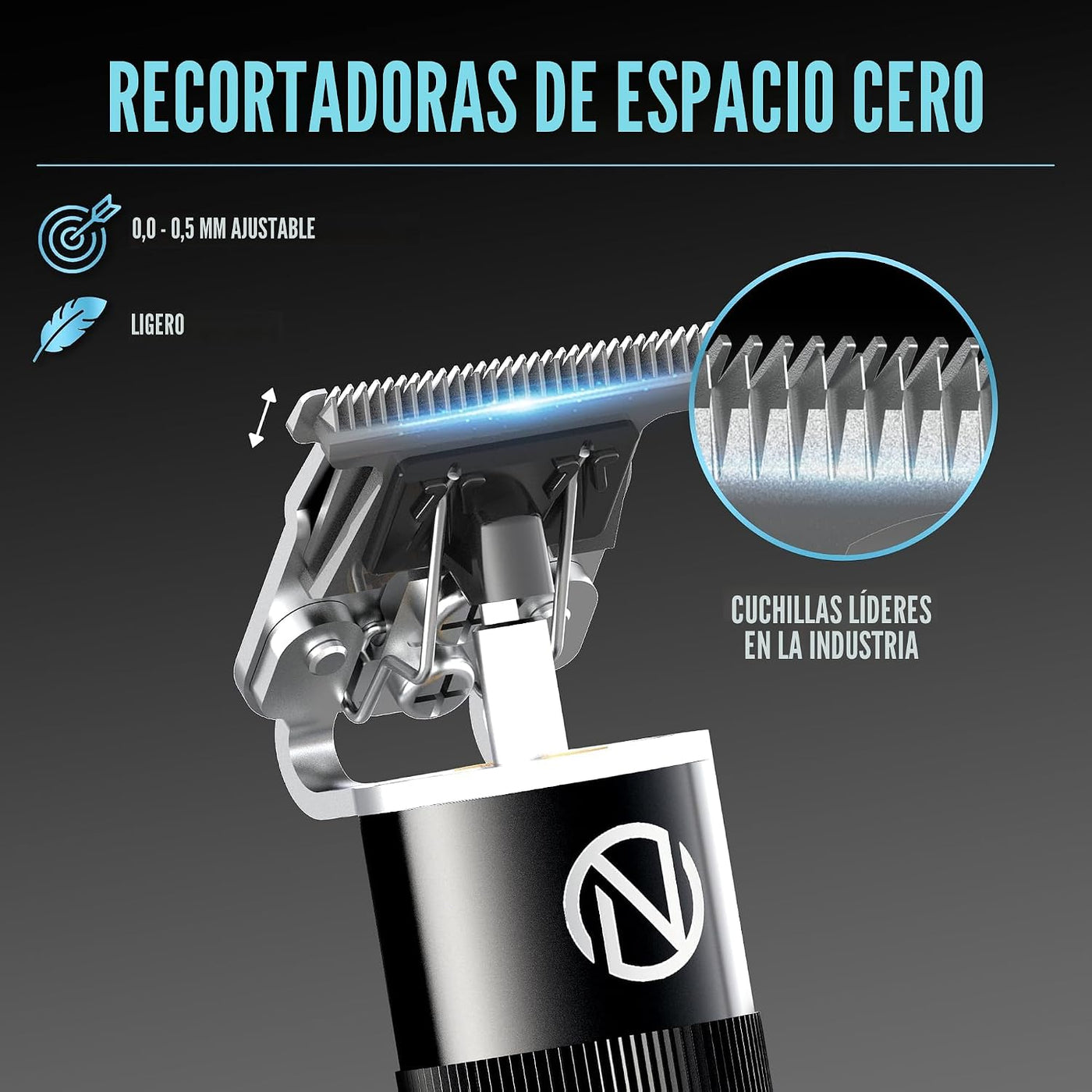 NOVAH Grooming - Cortapelo profesional para hombres, juego de corta...